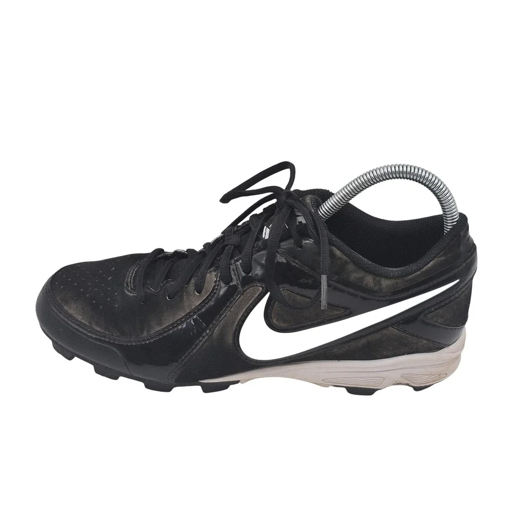 Nike MVP Baseball Turf Shoes Mens Size 8.5 Black Athletic Cleats‎ 535996-010